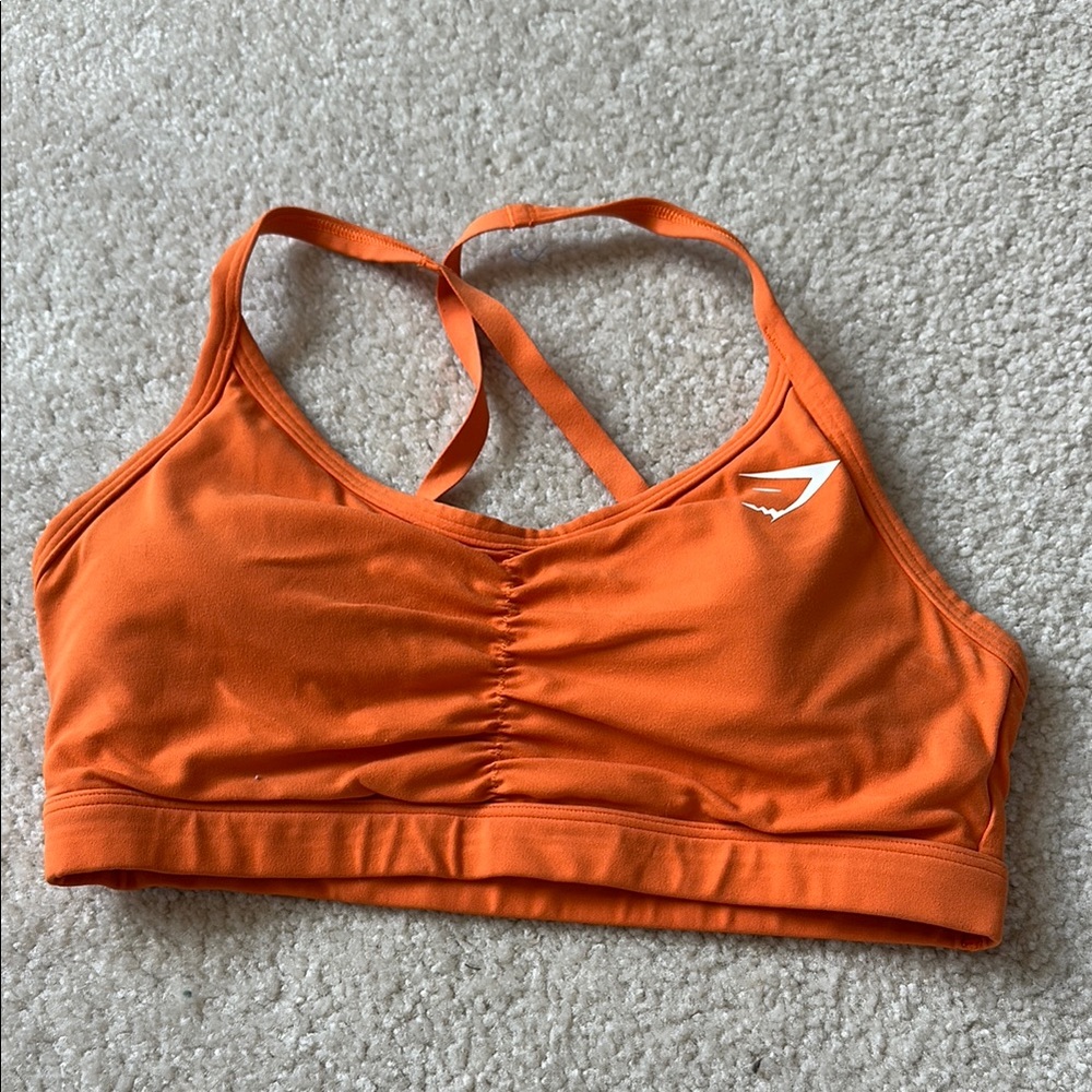 Orange Sports Bra